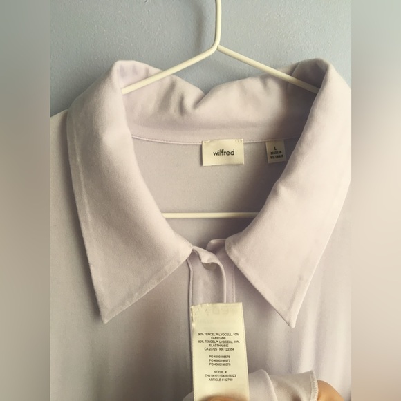 Lavender collared long sleeve - Picture 6 of 6